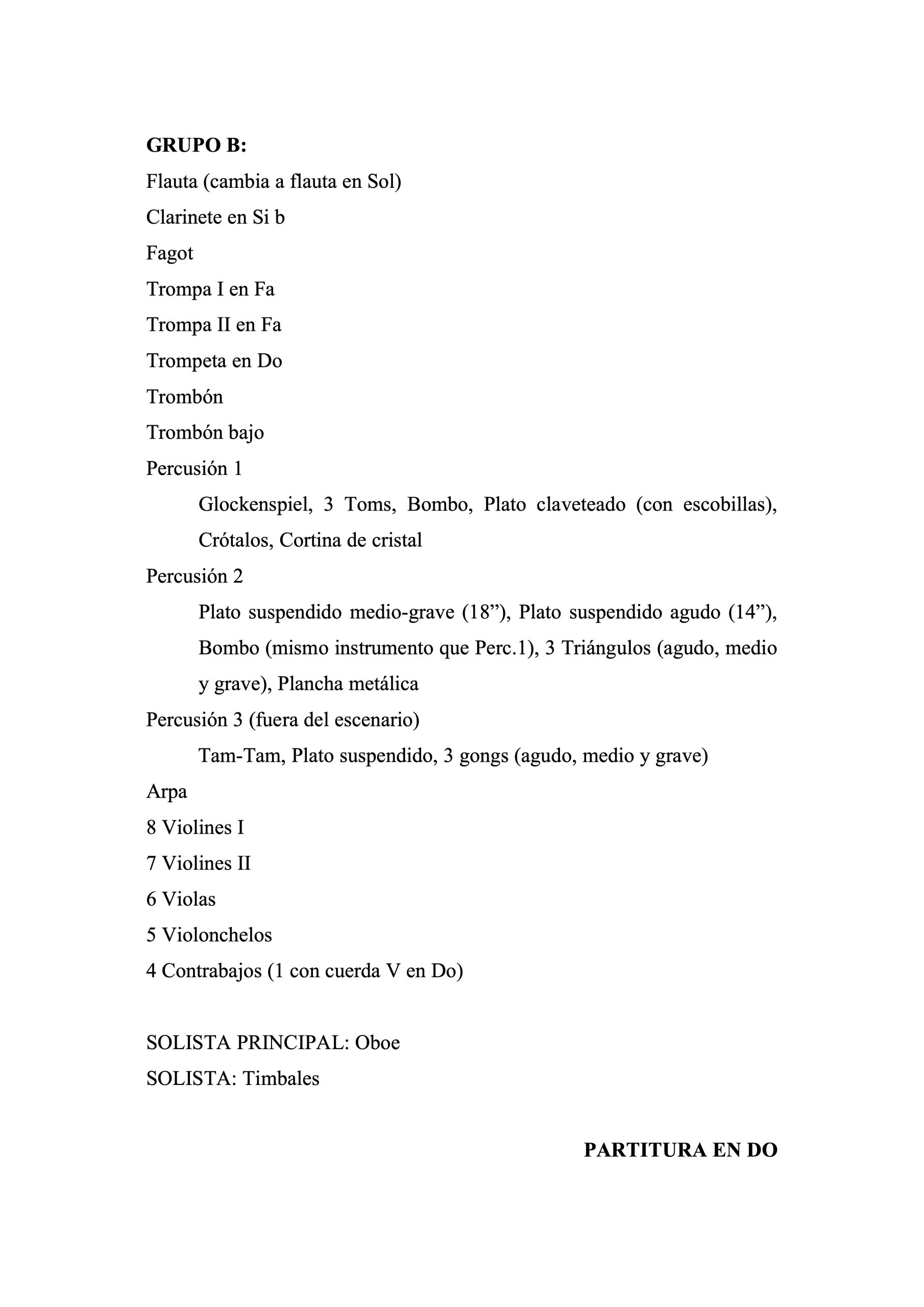 Concierto para oboe y dos grupos orquestales (partitura general) - Imagen 4