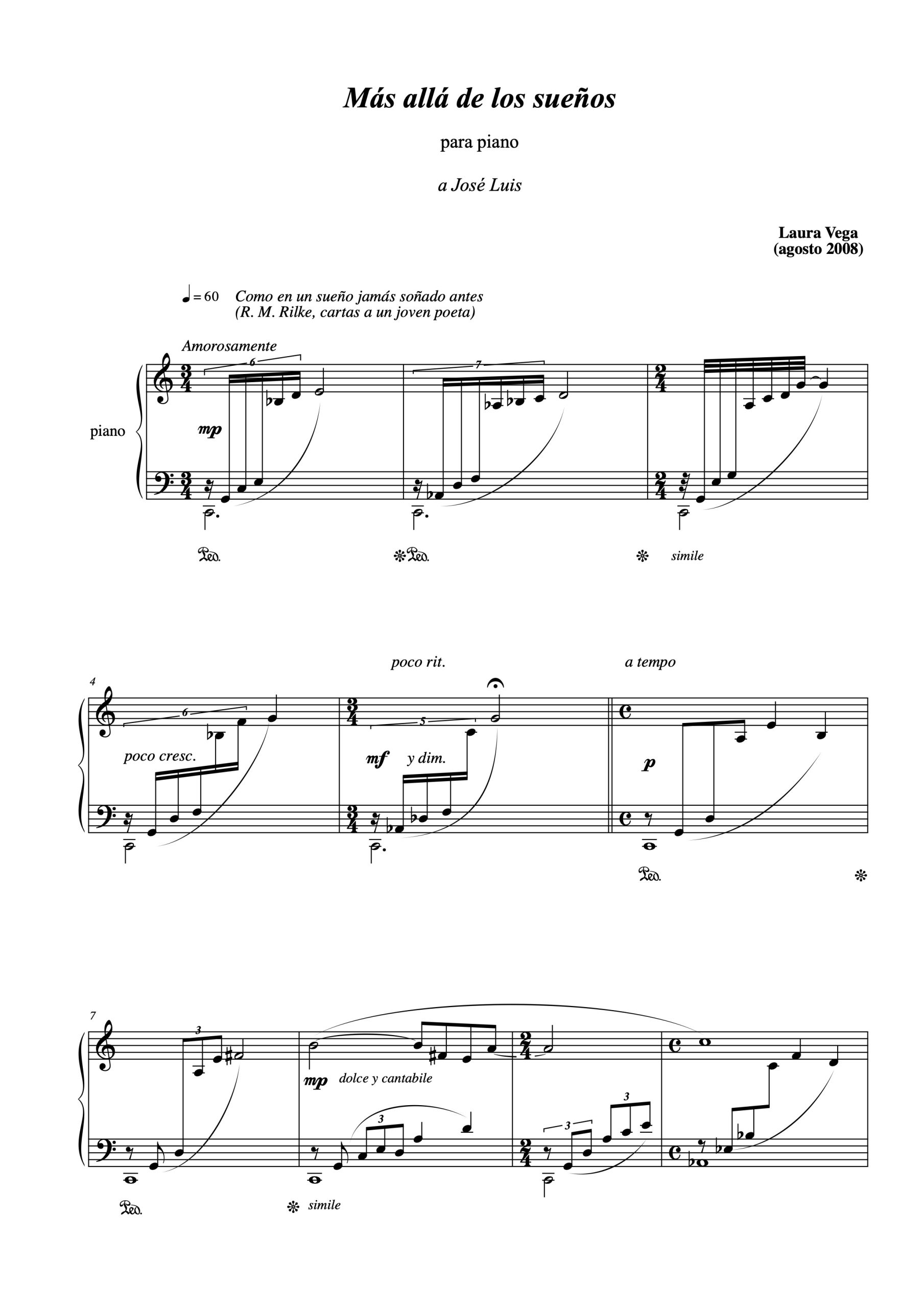 Más allá de los sueños para piano - Imagen 2