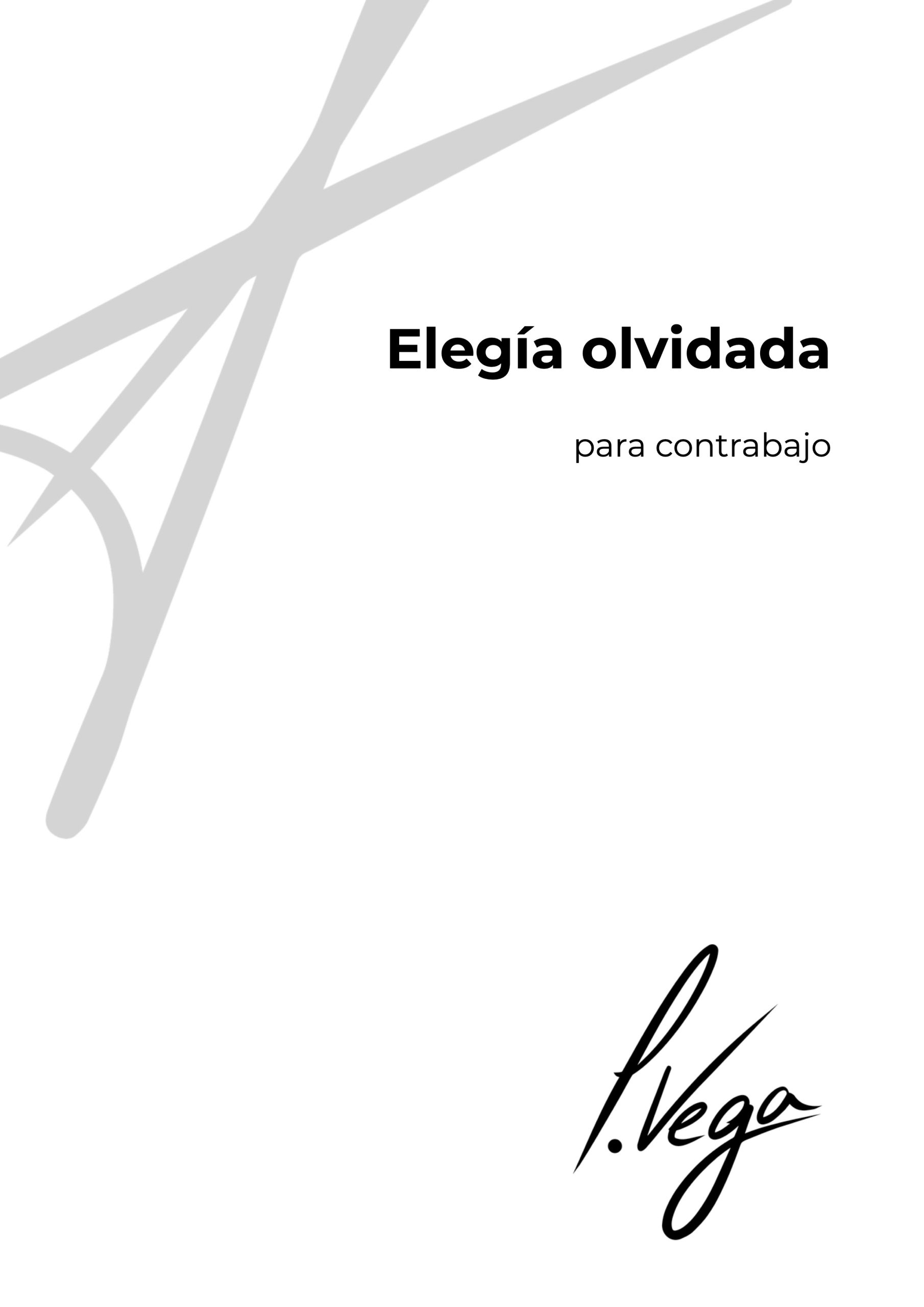 Elegía olvidada para contrabajo
