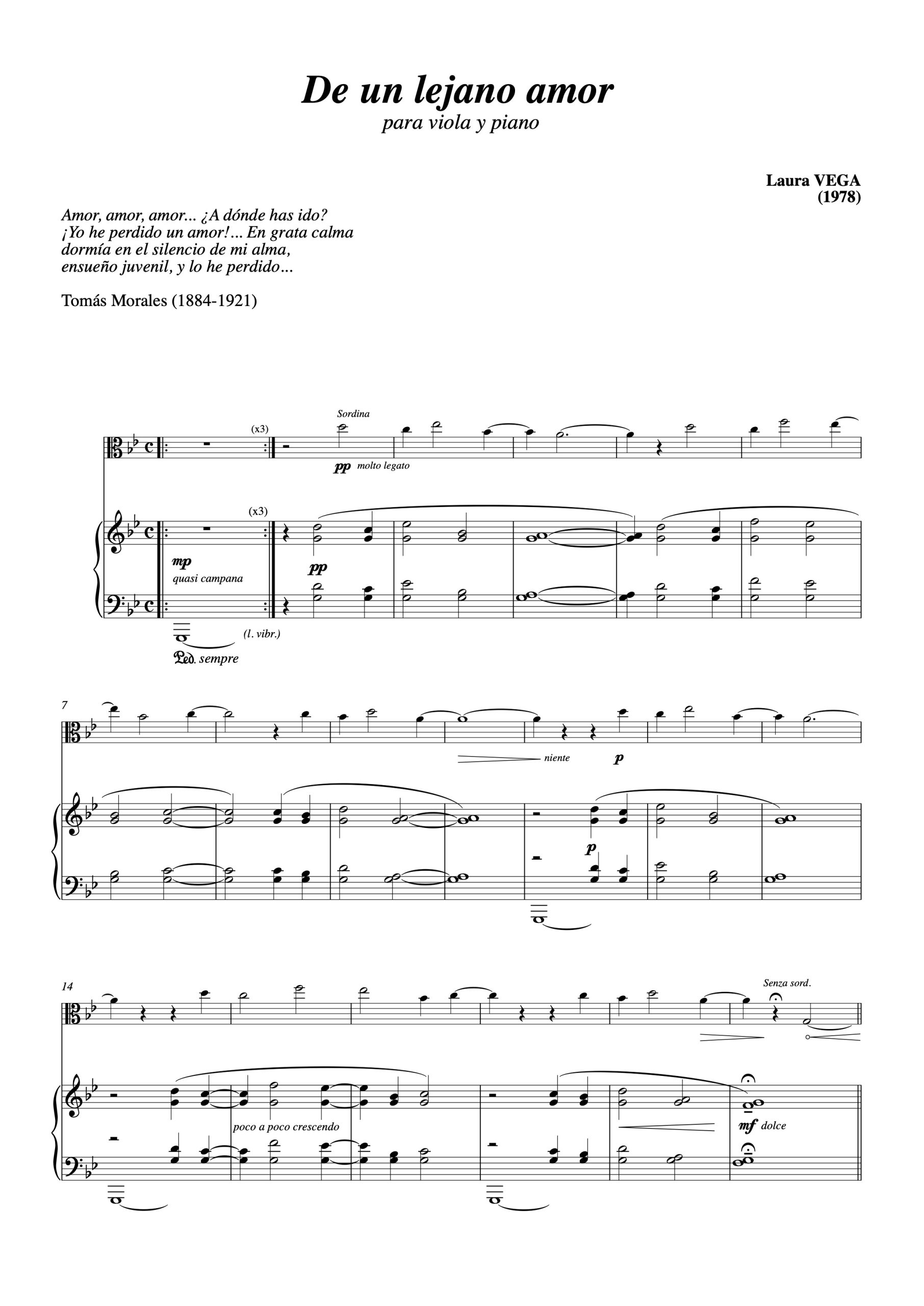 De un lejano amor para viola y piano - Imagen 2