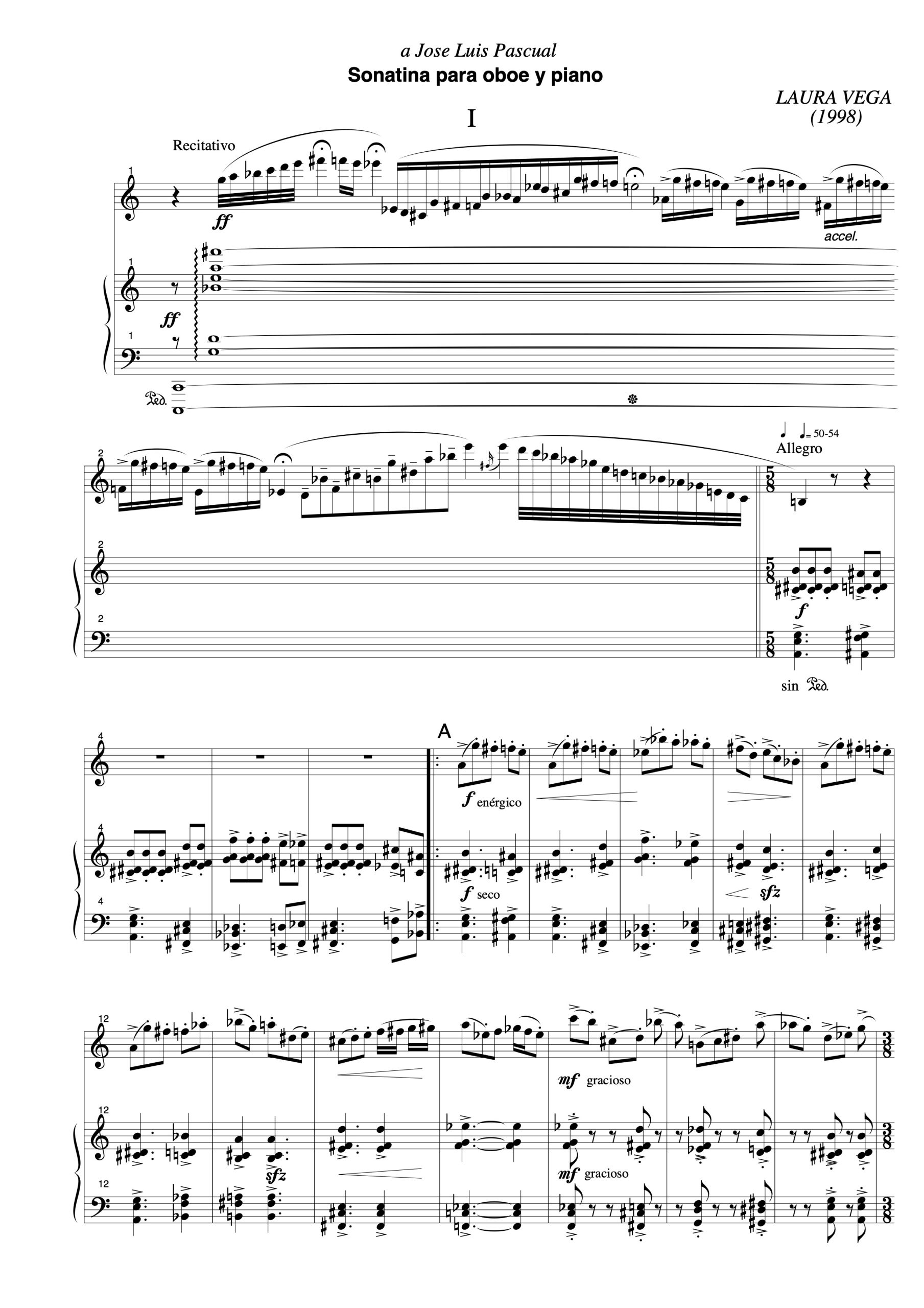 Sonatina para oboe y piano - Imagen 2