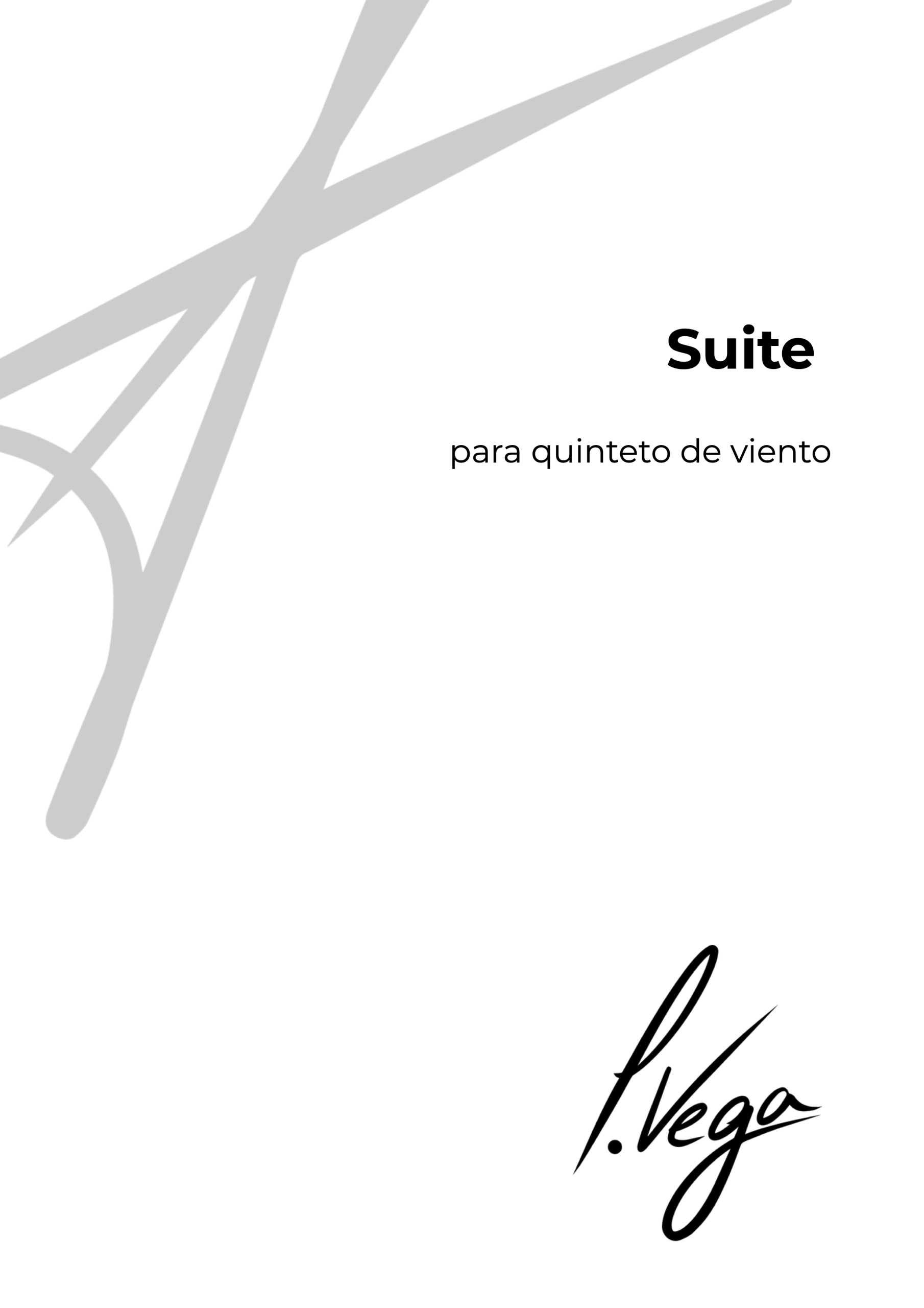 Portada de la partitura Sonatina para oboe y piano de Laura Vega