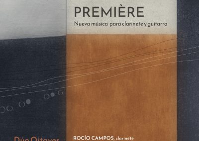 Première. Nueva música para clarinete y guitarra. Dúo Qitayes