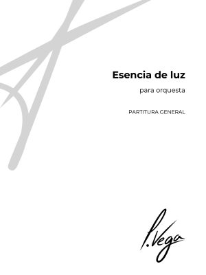 Esencia de luz para orquesta