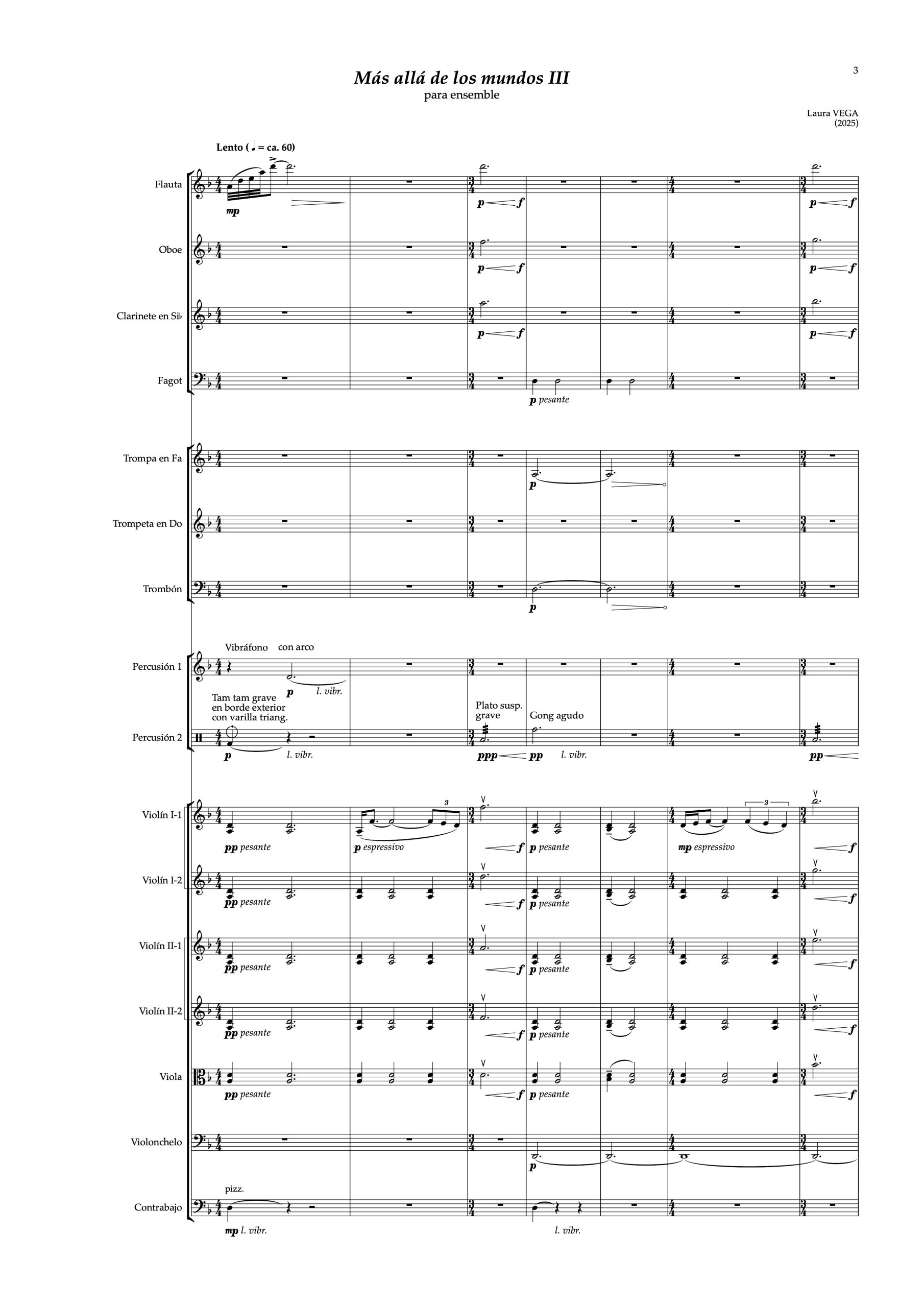 Más allá de los mundos III para ensemble - Imagen 2