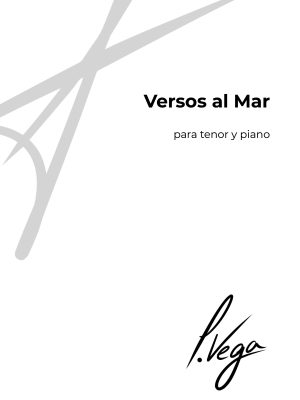 Versos al Mar para tenor y piano