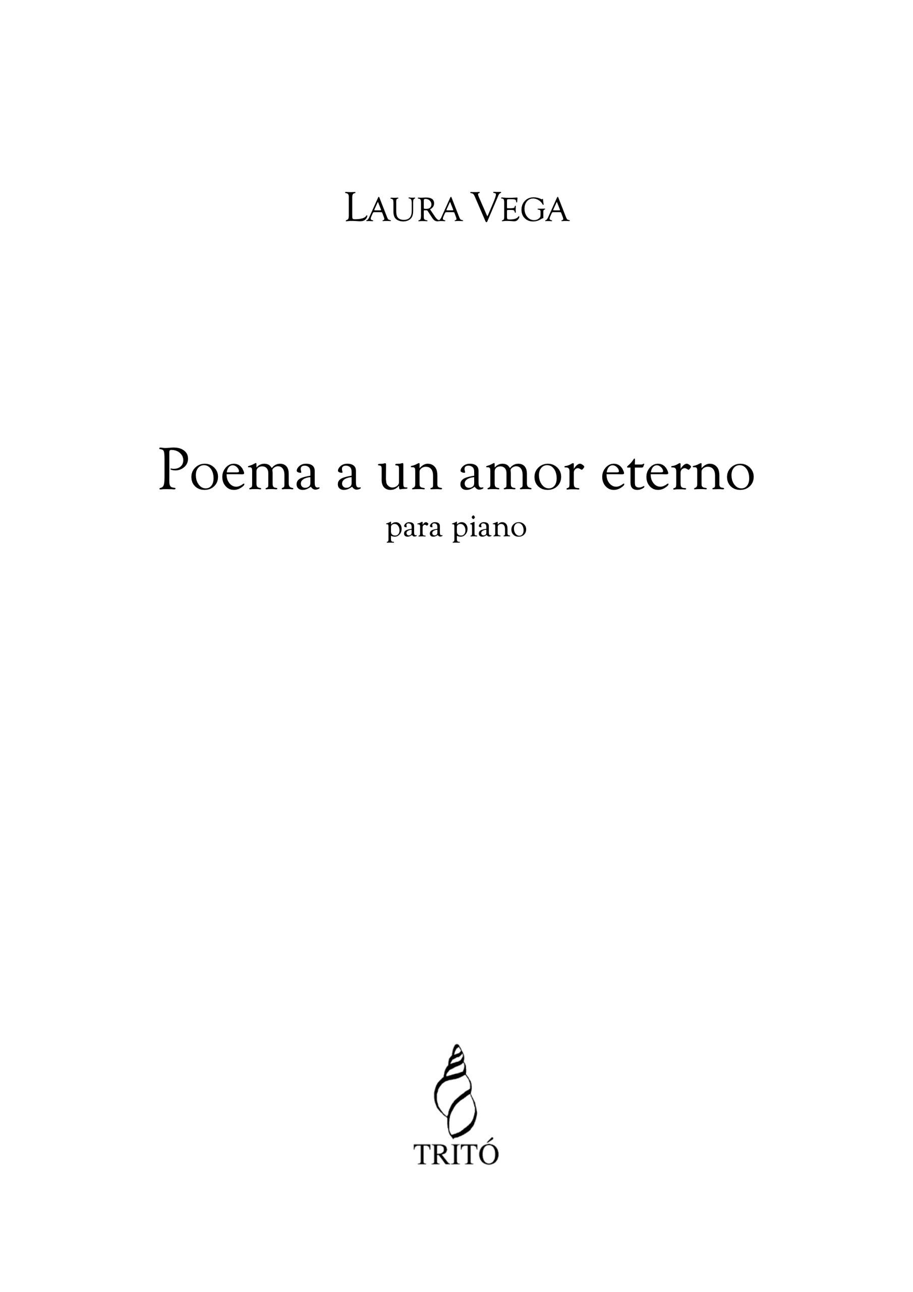 Poema a un amor eterno para piano