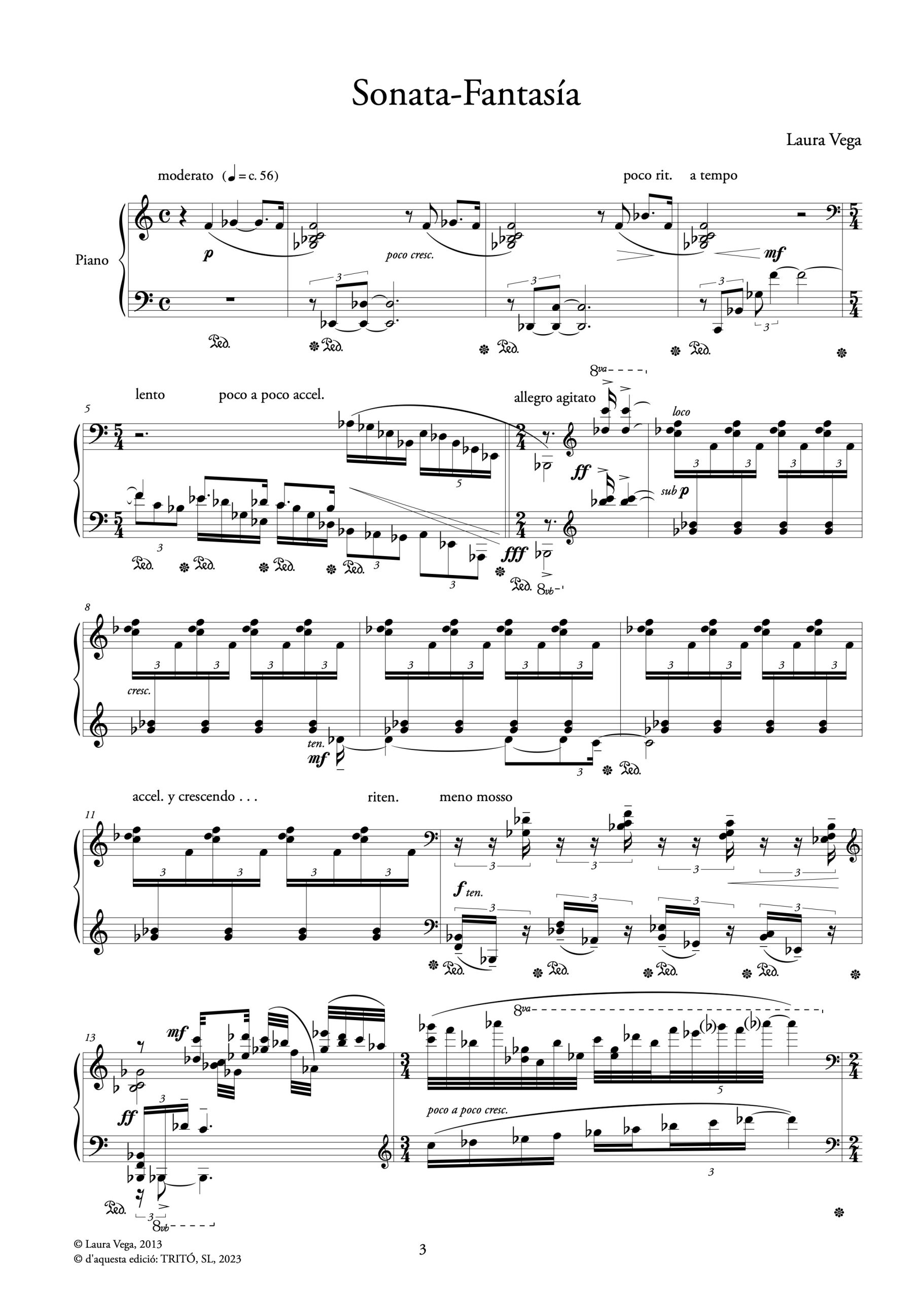 Sonata-Fantasía para piano - Imagen 2