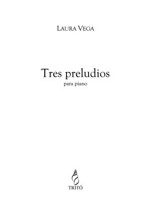 Tres preludios para piano