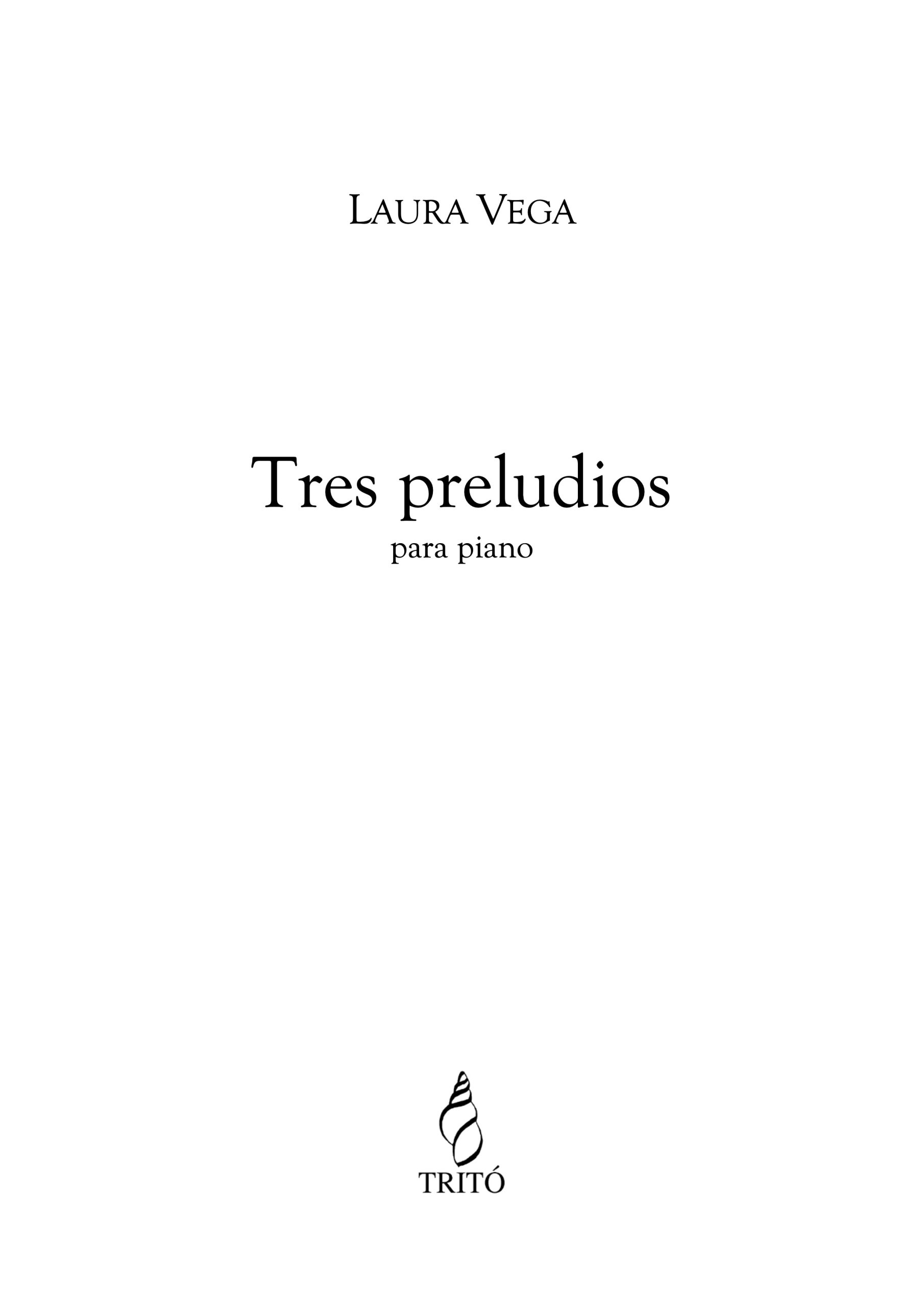 Tres preludios para piano
