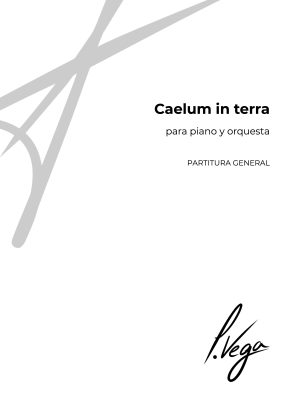 Caelum in terra para piano y orquesta (partitura general)